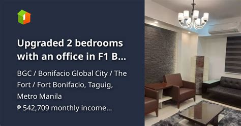 2 BEDROOM FOR SALE IN F1 HOTEL, BGC .